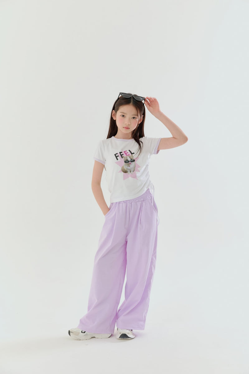 Lilas - Korean Children Fashion - #Kfashion4kids - Ice Cool Wide Pants - 3
