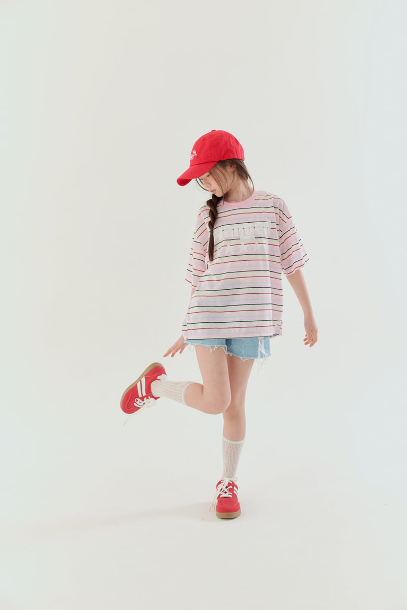 Lilas - Korean Children Fashion - #kidzfashiontrend - Wanted Stripe Tee - 4