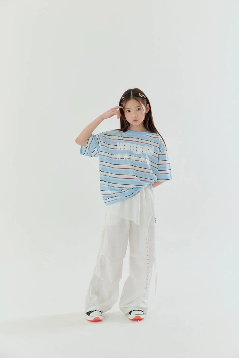 Lilas - Korean Children Fashion - #childrensboutique - Wanted Stripe Tee - 11