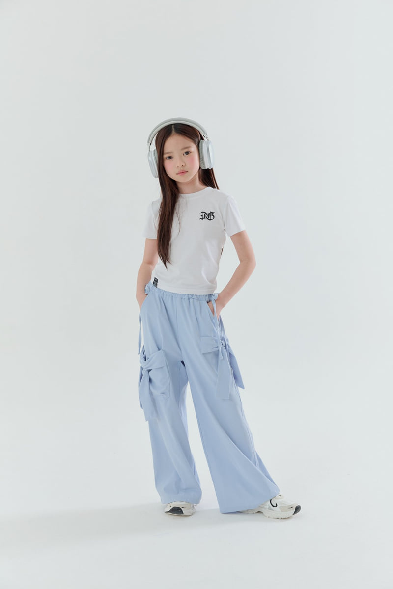 Lilas - Korean Children Fashion - #designkidswear - Duet Ribbon Wide Pants - 8