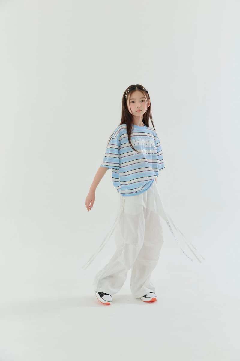 Lilas - Korean Children Fashion - #designkidswear - Wanted Stripe Tee - 12