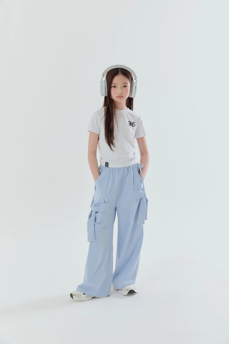 Lilas - Korean Children Fashion - #discoveringself - Duet Ribbon Wide Pants - 9