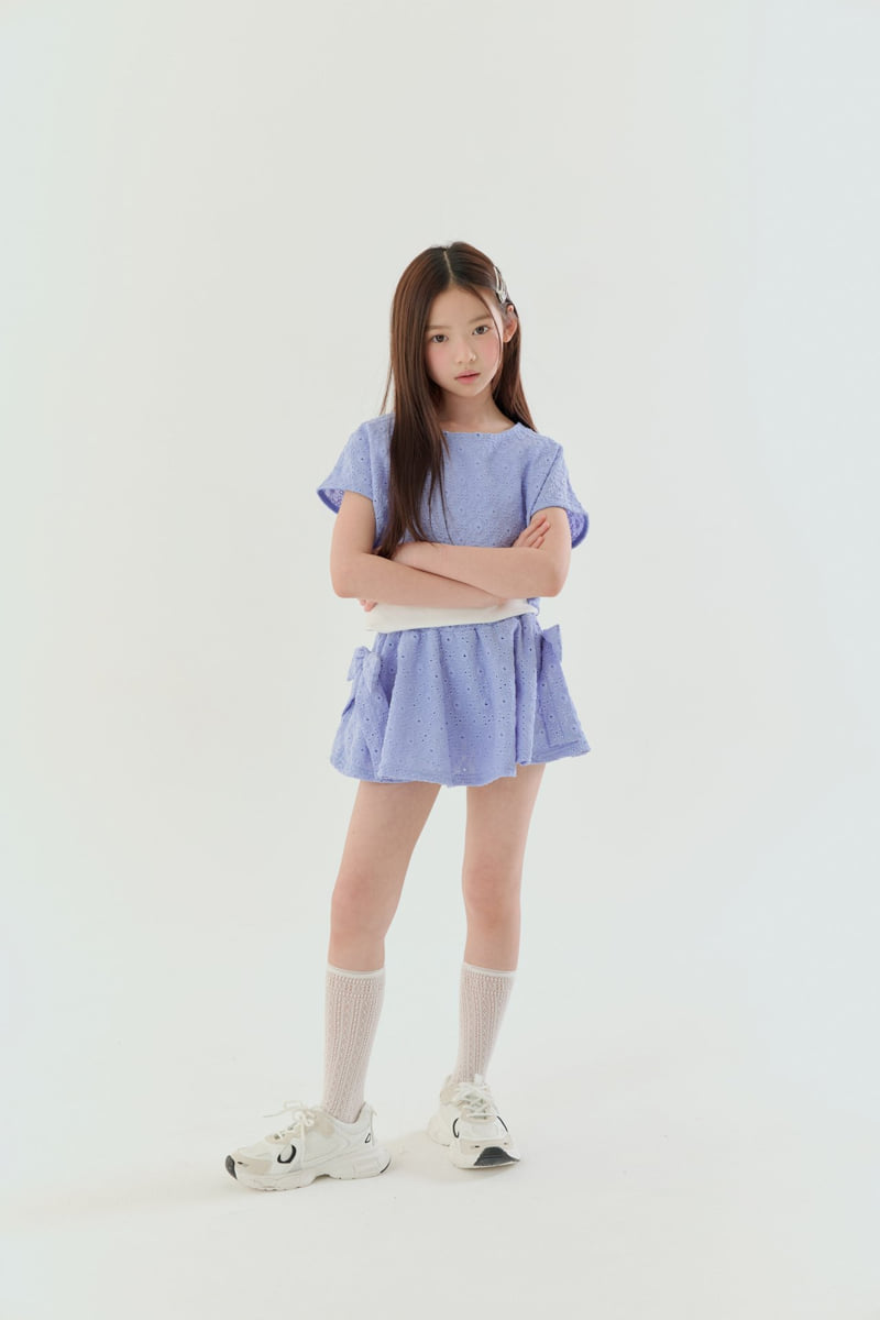 Lilas - Korean Children Fashion - #discoveringself - Muse Ribbon Skirt - 11