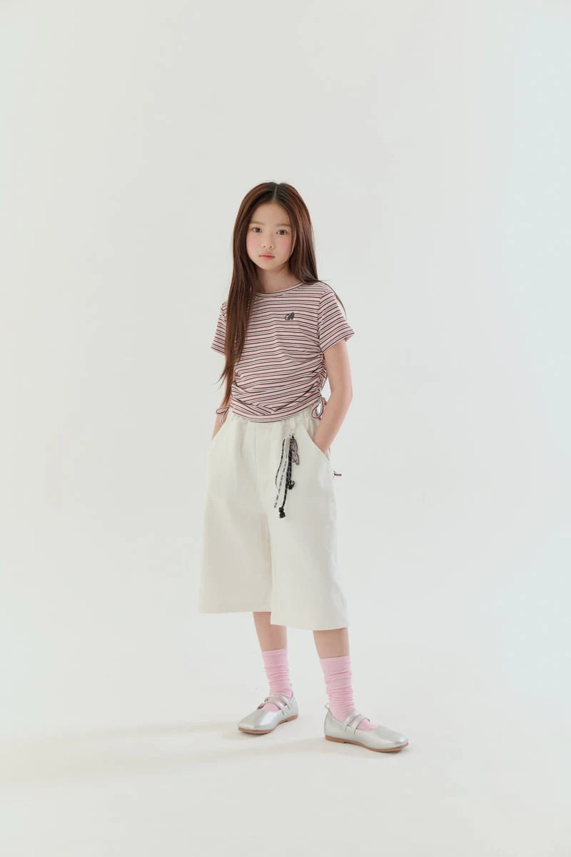 Lilas - Korean Children Fashion - #discoveringself - Kitty Shirring Tee - 4