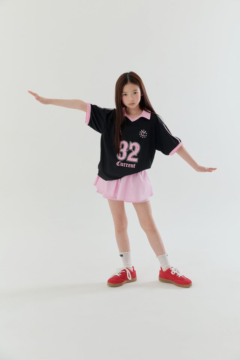Lilas - Korean Children Fashion - #kidsshorts - Collar Long Tee - 5
