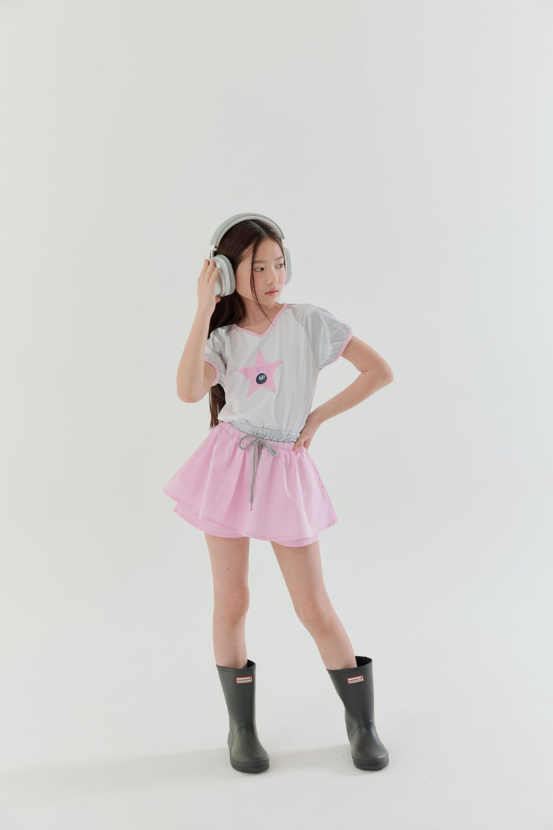 Lilas - Korean Children Fashion - #kidsshorts - New York Double Skirt - 11