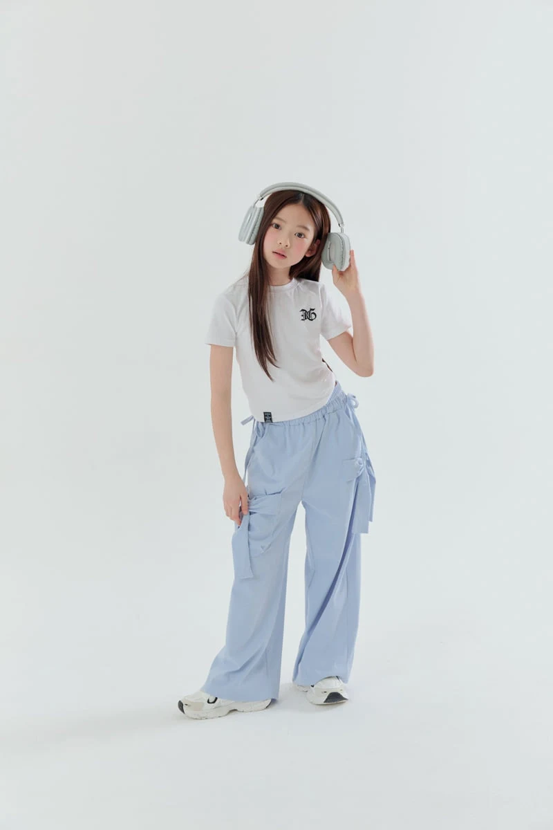Lilas - Korean Children Fashion - #kidsstore - Duet Ribbon Wide Pants - 12