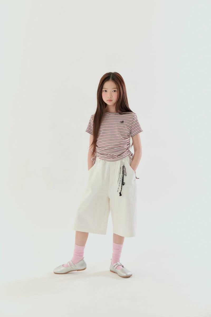 Lilas - Korean Children Fashion - #kidsstore - Kitty Shirring Tee - 6