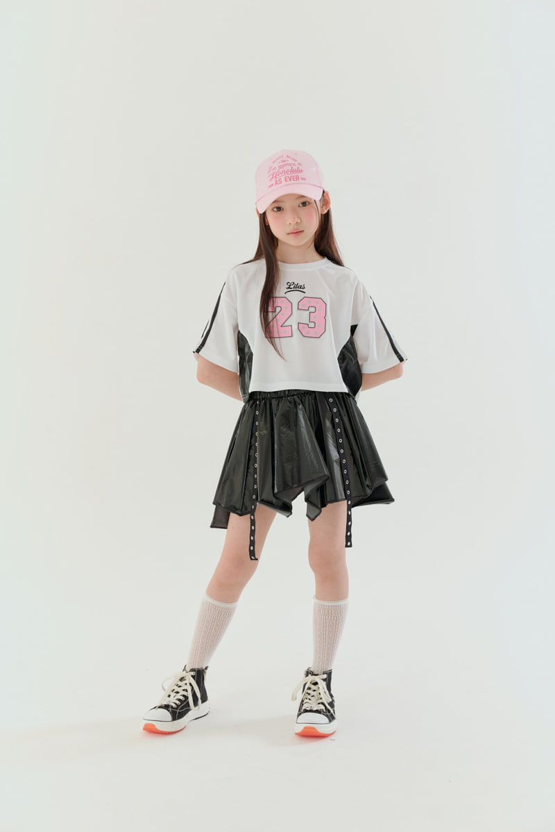 Lilas - Korean Children Fashion - #kidsshorts - Silver 23 Tee - 4