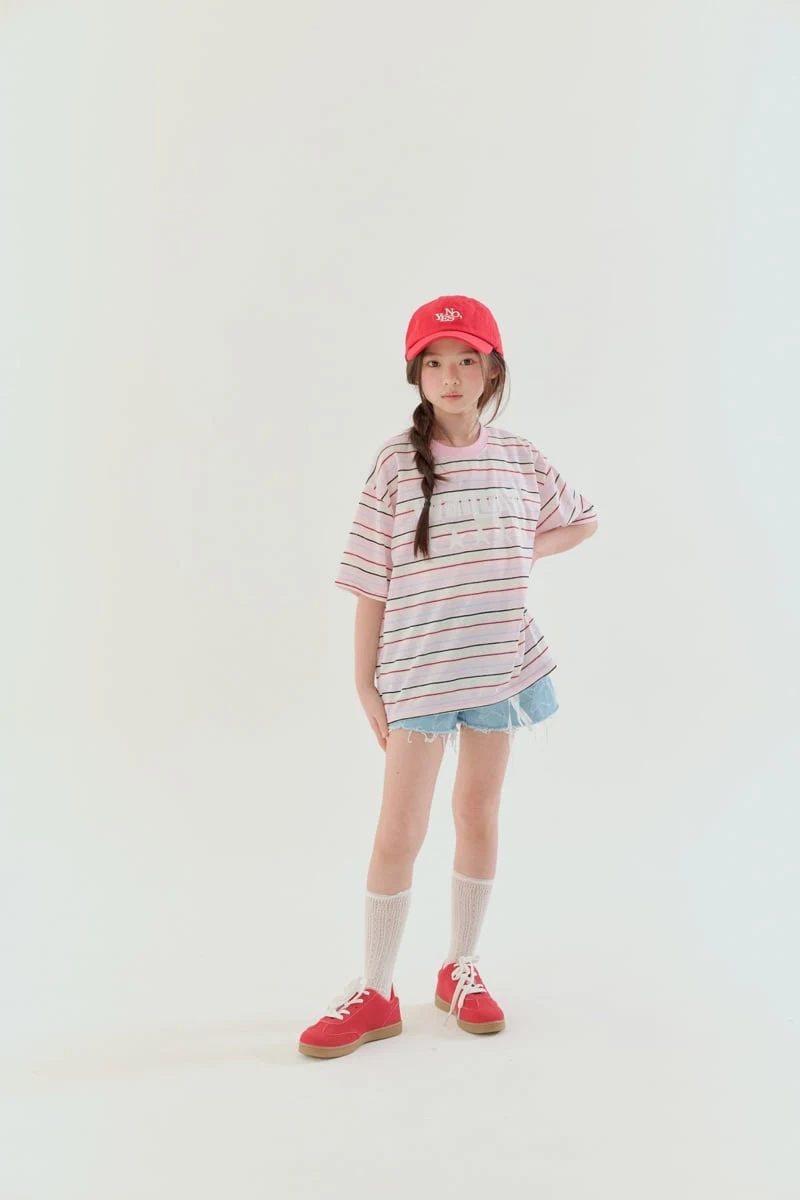 Lilas - Korean Children Fashion - #kidsstore - Wanted Stripe Tee - 2