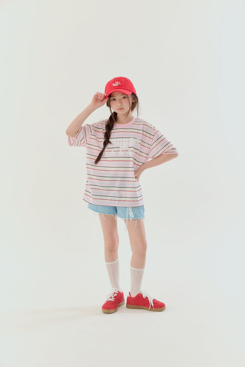 Lilas - Korean Children Fashion - #kidzfashiontrend - Wanted Stripe Tee - 3
