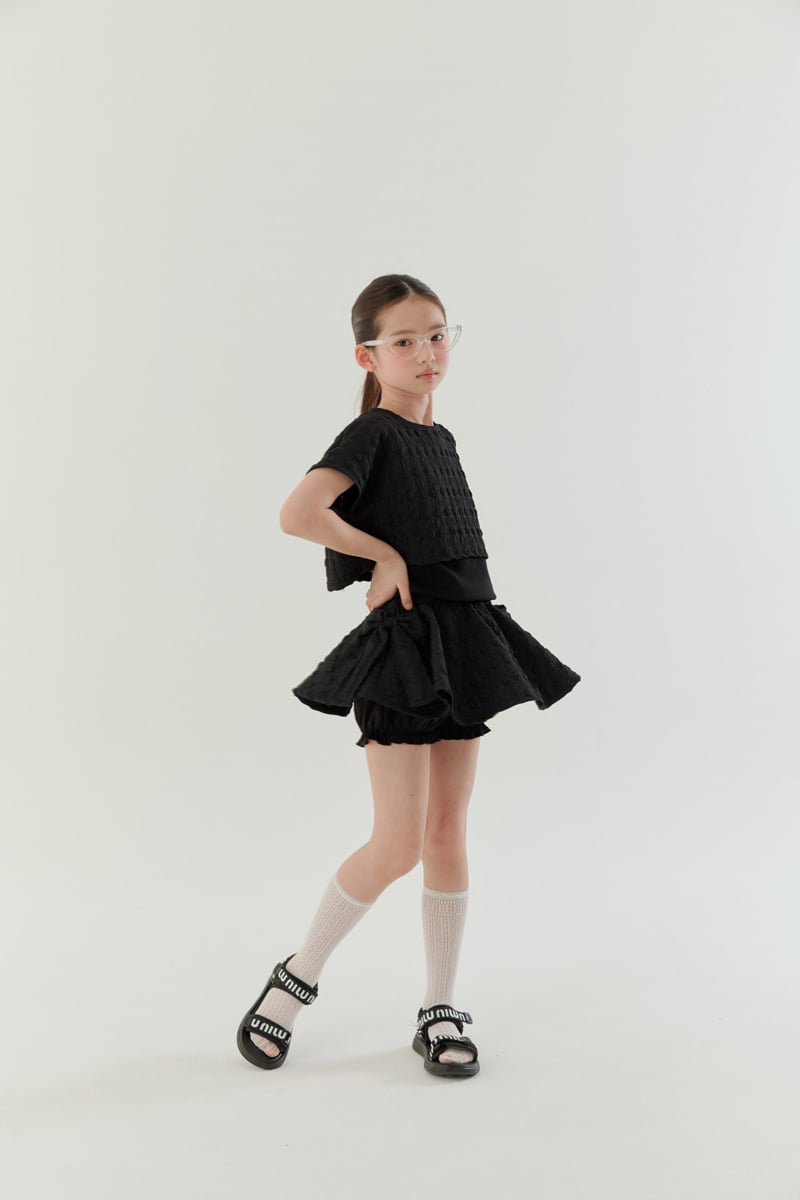 Lilas - Korean Children Fashion - #littlefashionista - Muse Ribbon Skirt