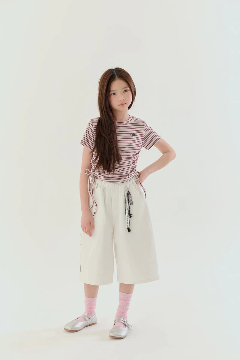Lilas - Korean Children Fashion - #littlefashionista - Kitty Shirring Tee - 9