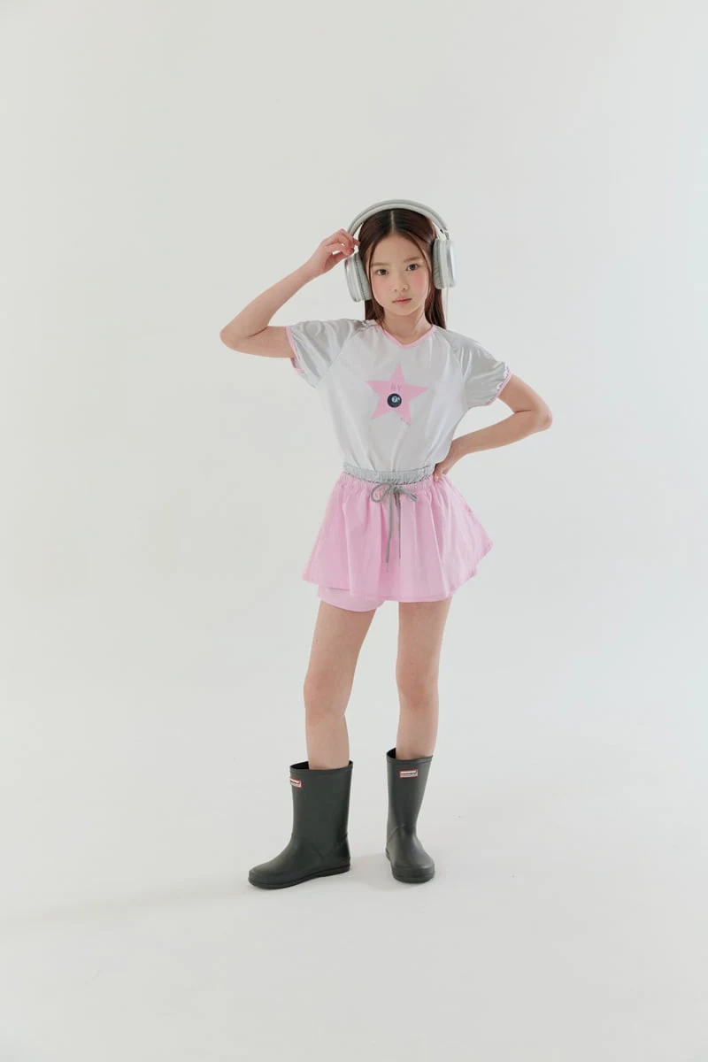 Lilas - Korean Children Fashion - #littlefashionista - New York Star Print Tee - 2