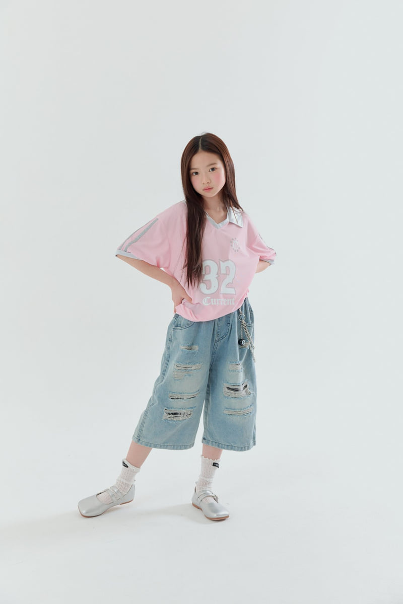 Lilas - Korean Children Fashion - #magicofchildhood - Chain Bermuda Pants - 6