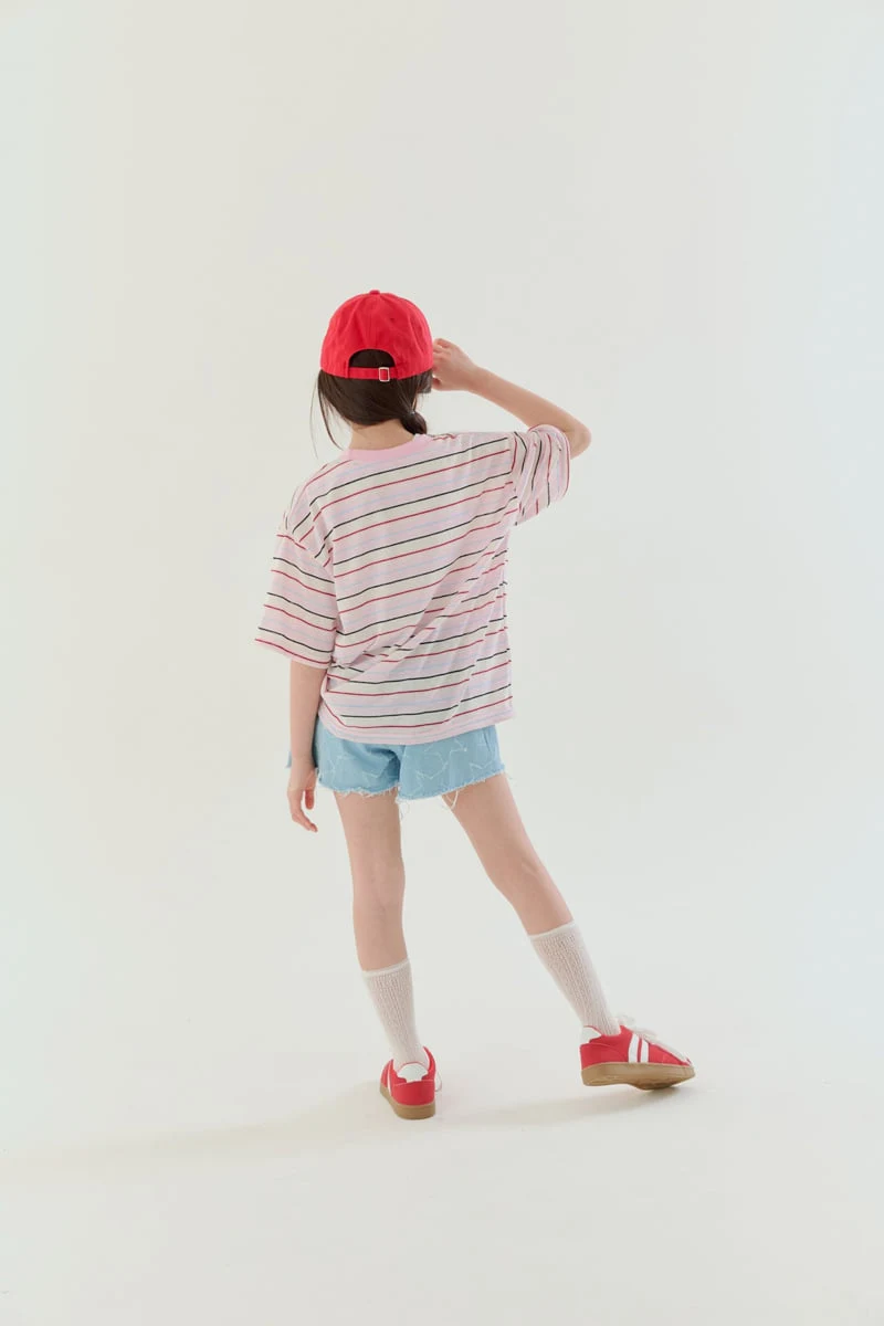 Lilas - Korean Children Fashion - #magicofchildhood - Wanted Stripe Tee - 6