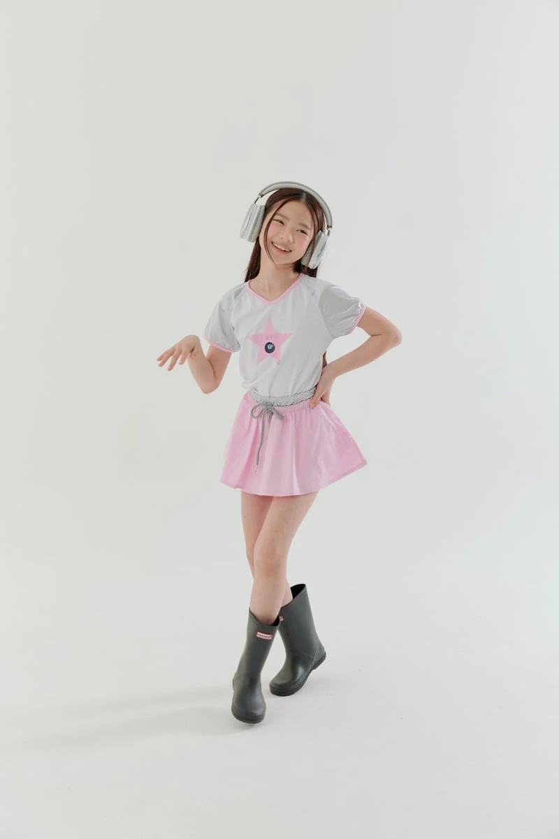 Lilas - Korean Children Fashion - #magicofchildhood - New York Star Print Tee - 3