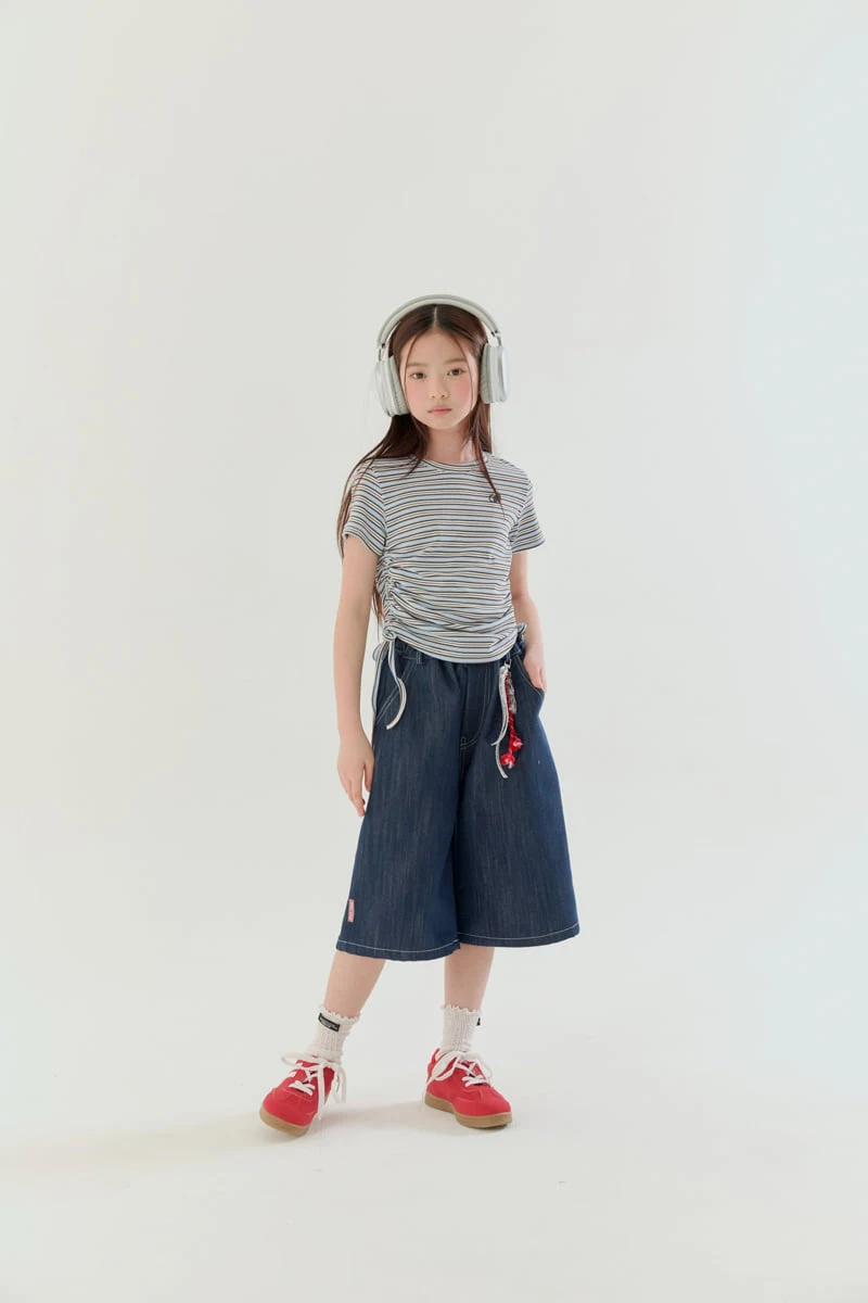 Lilas - Korean Children Fashion - #prettylittlegirls - Kitty Shirring Tee - 12
