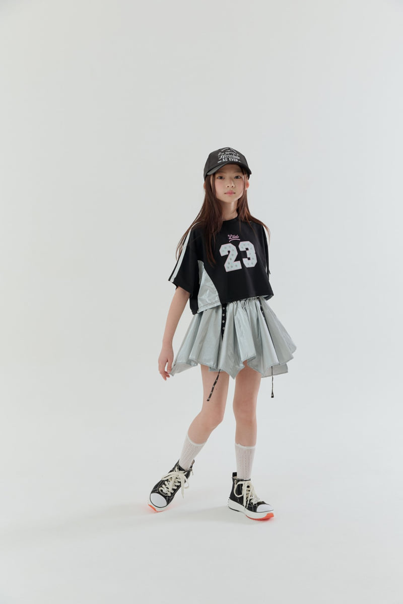 Lilas - Korean Children Fashion - #prettylittlegirls - Silver 23 Tee - 10