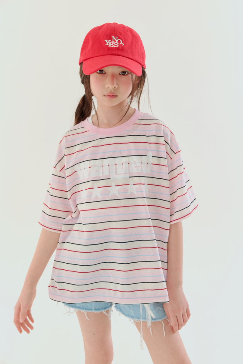 Lilas - Korean Children Fashion - #prettylittlegirls - Wanted Stripe Tee - 8