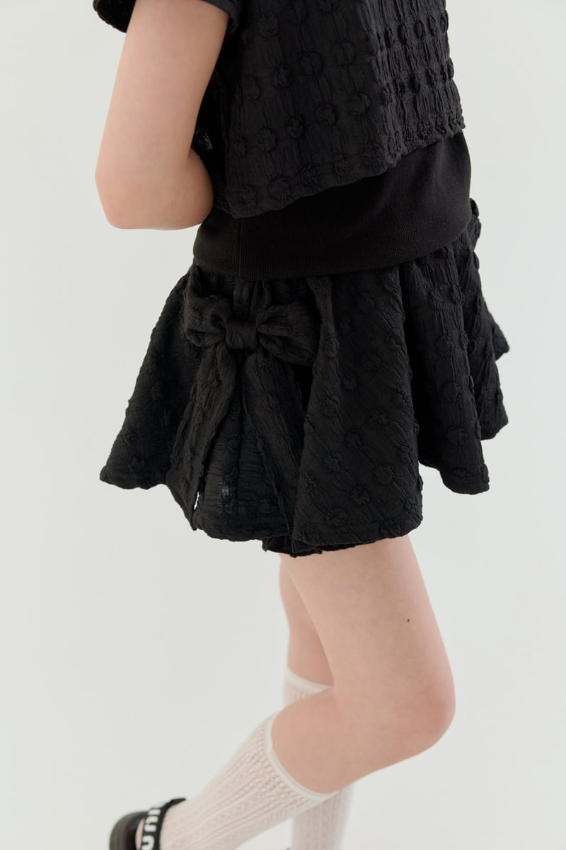 Lilas - Korean Children Fashion - #stylishchildhood - Muse Ribbon Skirt - 7
