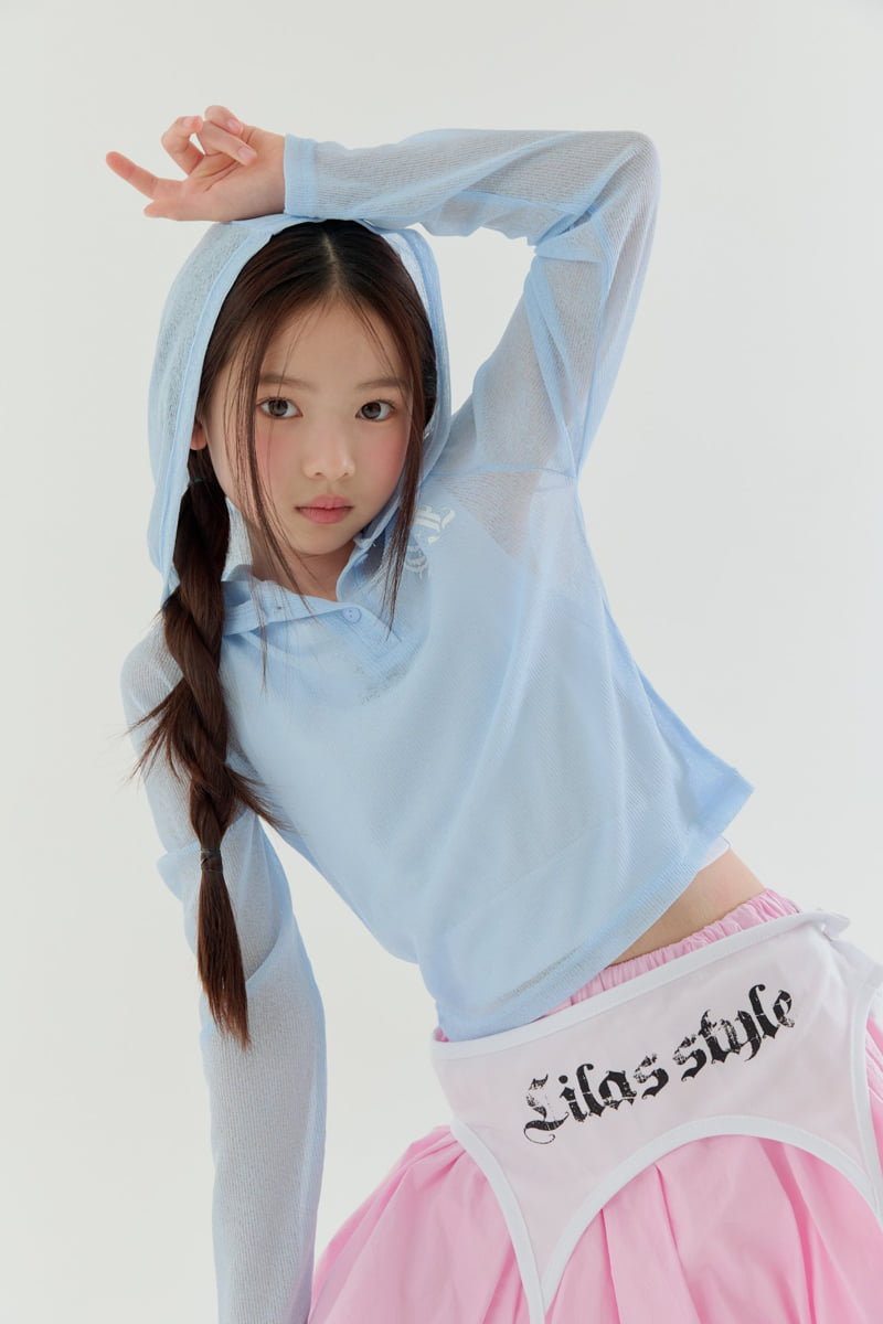 Lilas - Korean Children Fashion - #toddlerclothing - Unnie Hoodie Tee - 5
