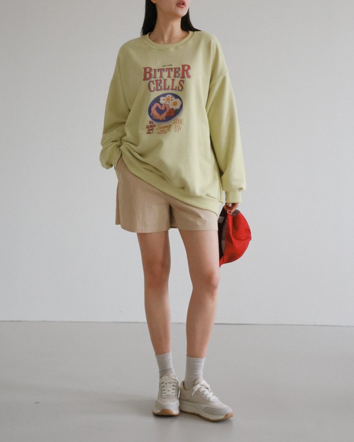 Lovely - Korean Women Fashion - #momslook - Butter Sweatshirt - 2