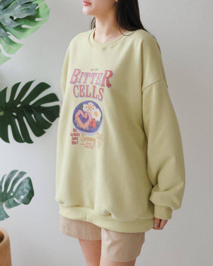 Lovely - Korean Women Fashion - #momslook - Butter Sweatshirt - 8