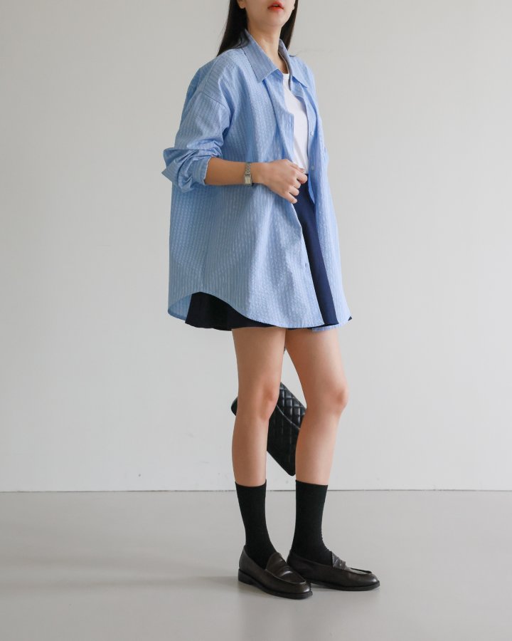 Lovely - Korean Women Fashion - #momslook - Dream Stripe Shirt - 6