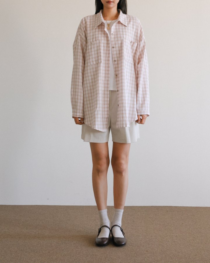 Lovely - Korean Women Fashion - #momslook - Howl Check Shirt