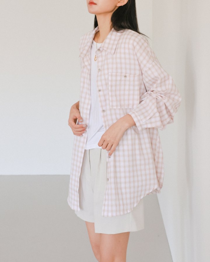 Lovely - Korean Women Fashion - #momslook - Howl Check Shirt - 11