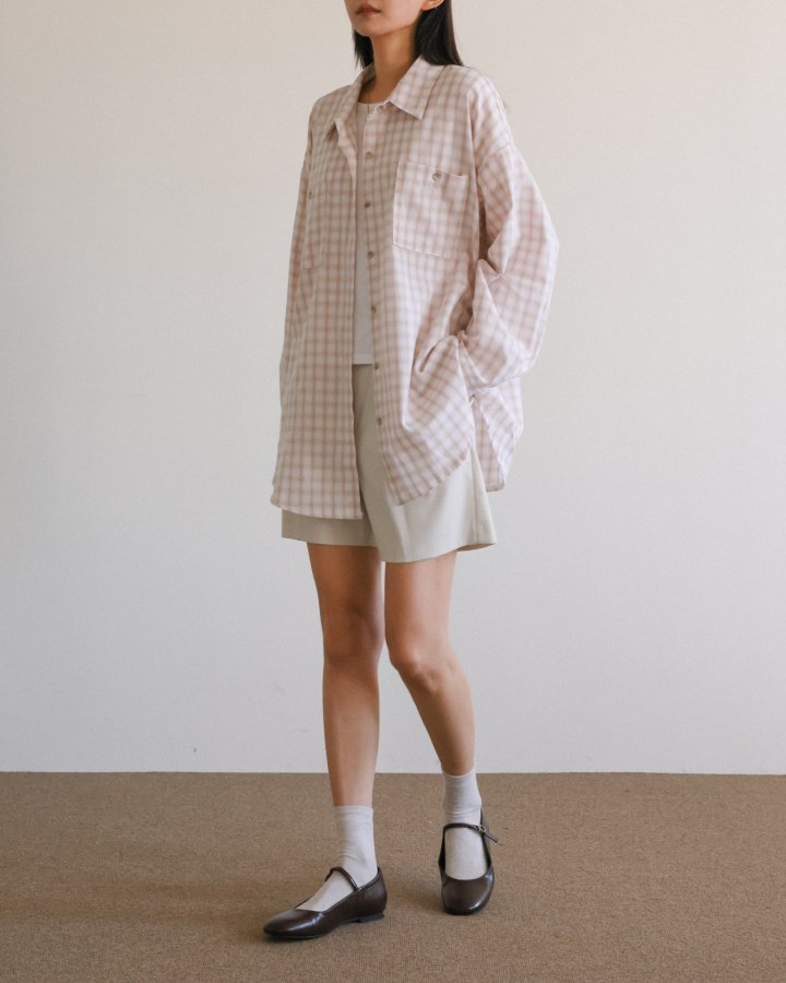 Lovely - Korean Women Fashion - #momslook - Howl Check Shirt - 3