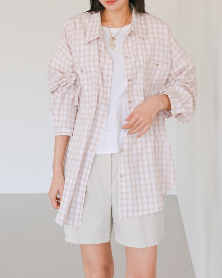 Lovely - Korean Women Fashion - #momslook - Howl Check Shirt - 9