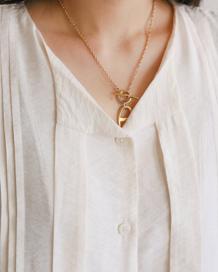 Lovely - Korean Women Fashion - #momslook - Tie Pintuck Blouse - 12