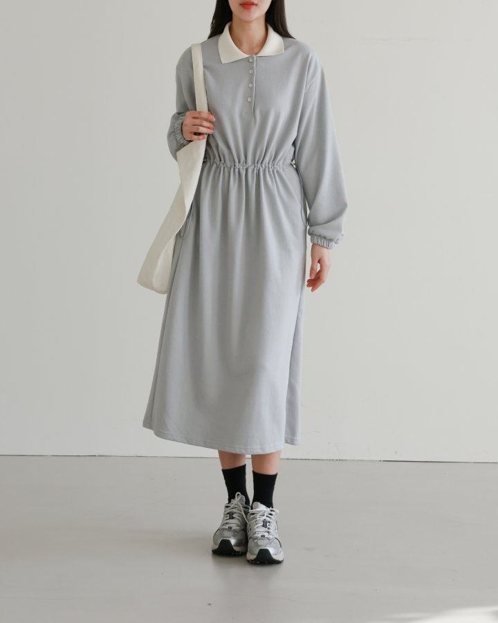 Lovely - Korean Women Fashion - #romanticstyle - Lucy Collar One-piece - 3