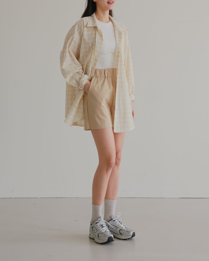 Lovely - Korean Women Fashion - #shopsmall - Camp Check Shirt - 2