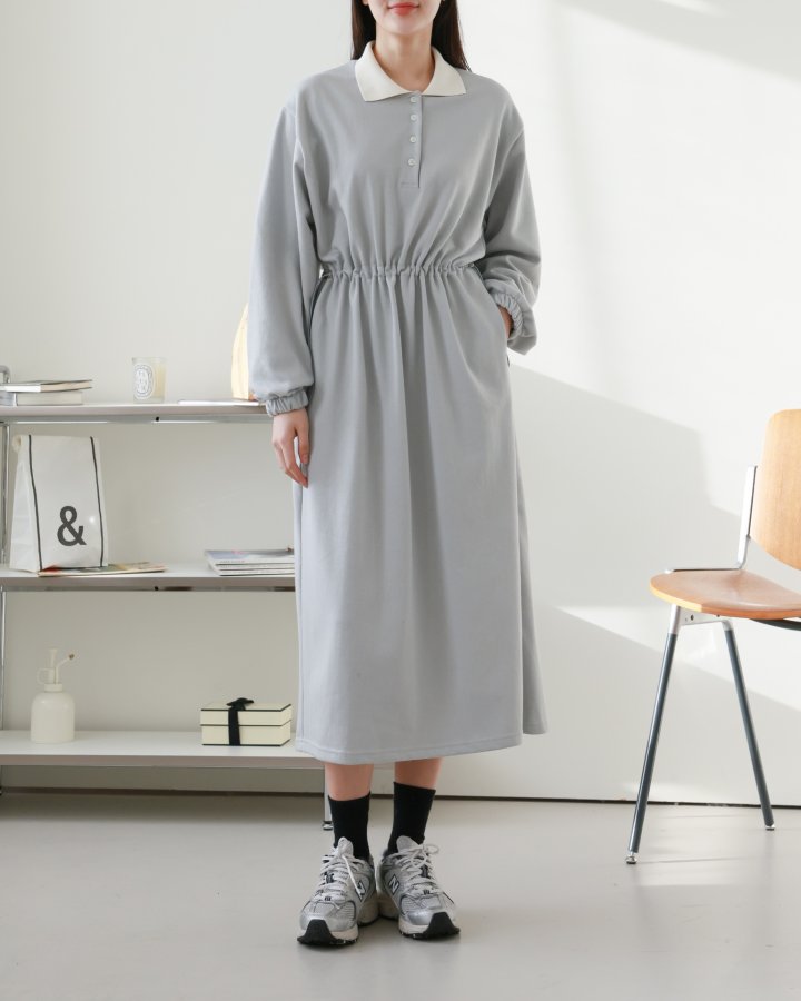 Lovely - Korean Women Fashion - #thatsdarling - Lucy Collar One-piece - 5