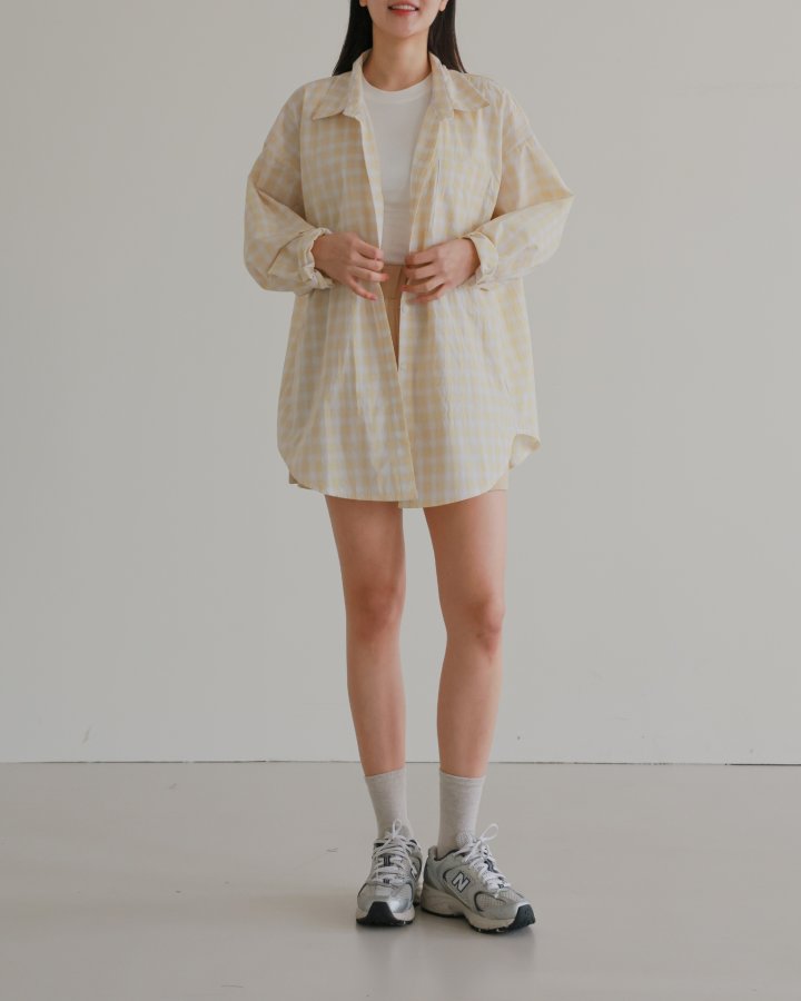 Lovely - Korean Women Fashion - #thatsdarling - Camp Check Shirt - 3