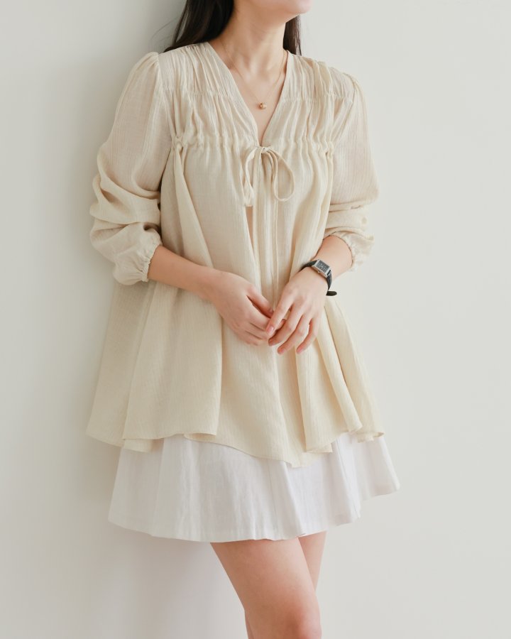 Lovely - Korean Women Fashion - #thelittlethings - Lala Ribbon Blouse - 7