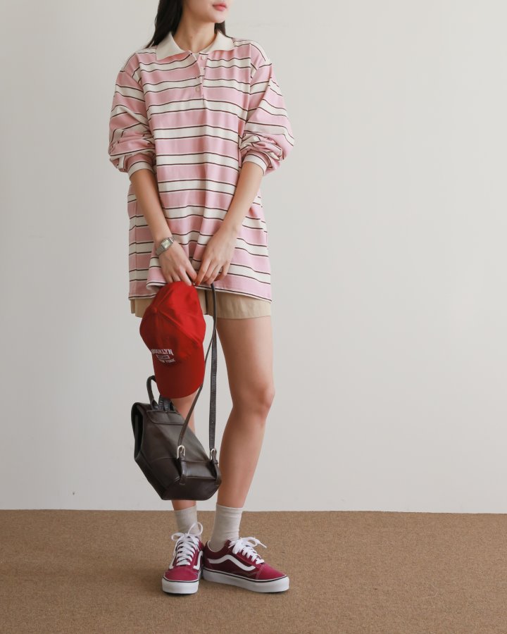 Lovely - Korean Women Fashion - #womensfashion - Bunny Collar Tee - 5