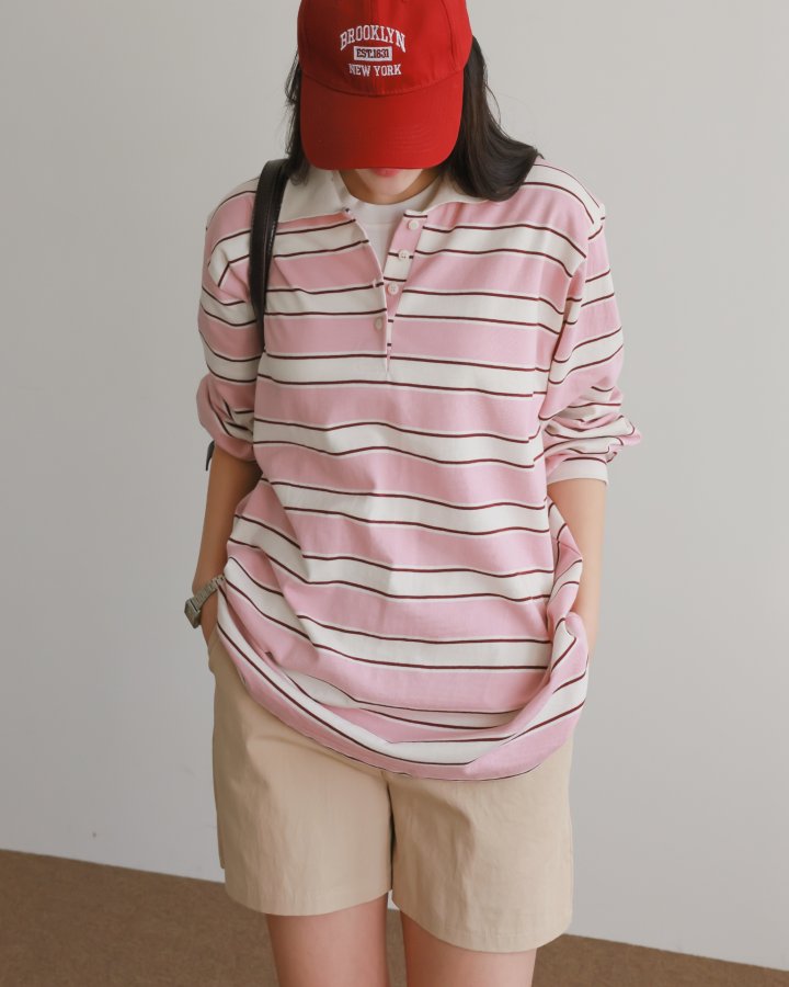 Lovely - Korean Women Fashion - #womensfashion - Bunny Collar Tee - 9