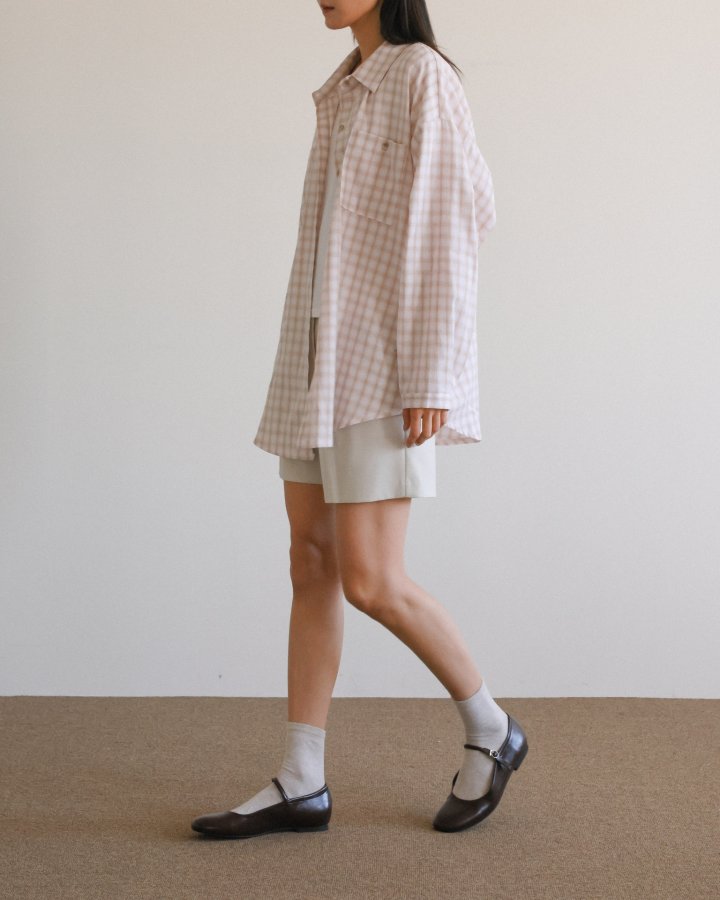 Lovely - Korean Women Fashion - #momslook - Howl Check Shirt - 4