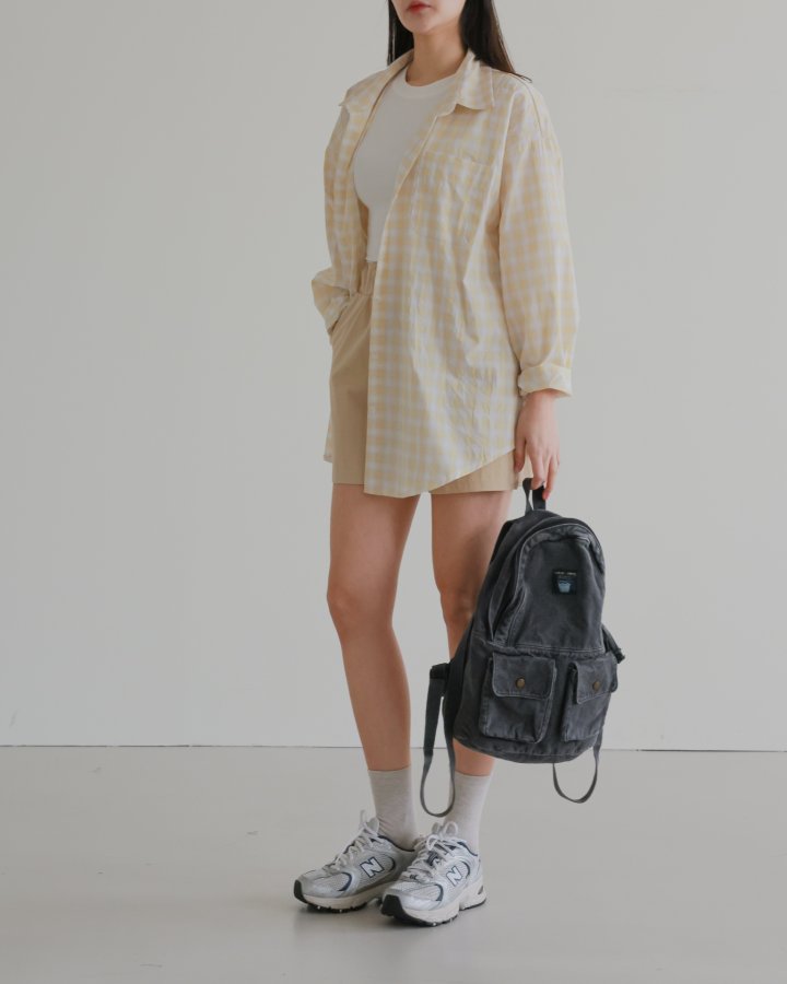 Lovely - Korean Women Fashion - #womensfashion - Camp Check Shirt - 6