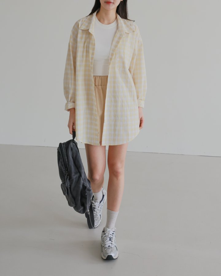 Lovely - Korean Women Fashion - #womensfashion - Camp Check Shirt - 8