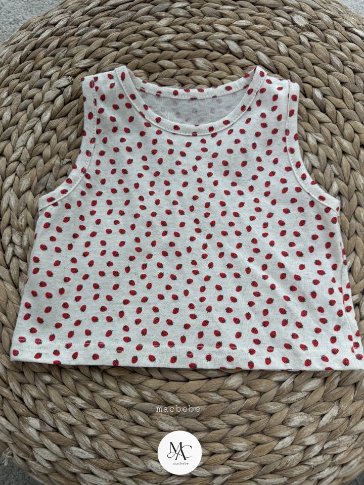 Mac - Korean Baby Fashion - #babyboutique - Summer Strawberry Set (set of 3) - 10