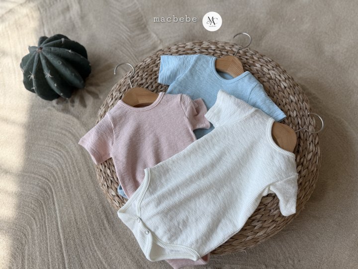 Mac - Korean Baby Fashion - #babyboutiqueclothing - Daily Rib Suit (Bonnet Set) - 10