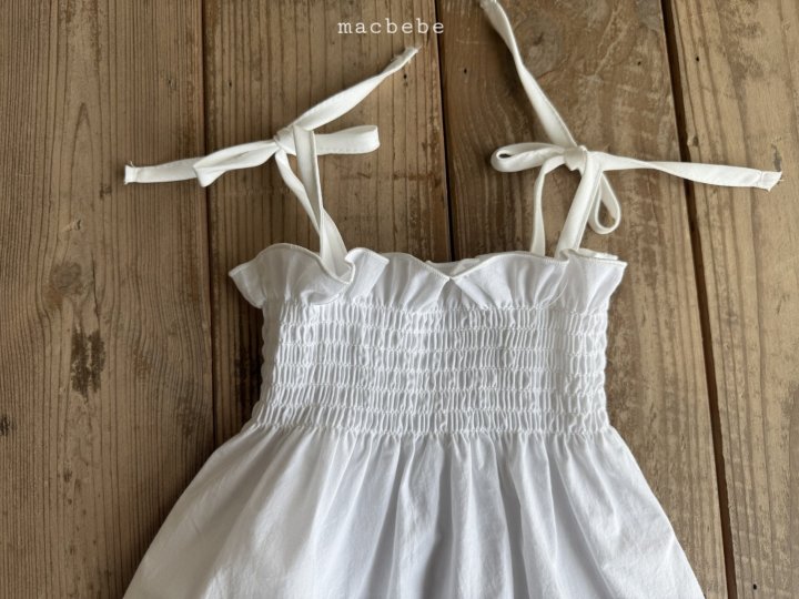 Mac - Korean Baby Fashion - #babyclothing - Cotton Smock Suit (Plain) - 2