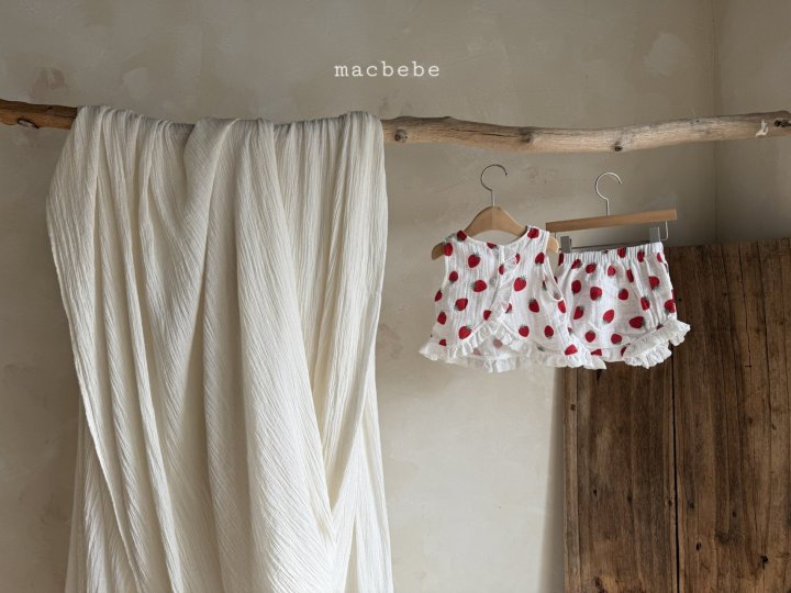 Mac - Korean Baby Fashion - #babylifestyle - Yoru Back Slit Sleeveless Set - 3