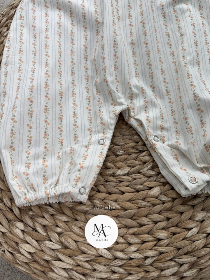 Mac - Korean Baby Fashion - #babylifestyle - Flower Jumpsuit - 12
