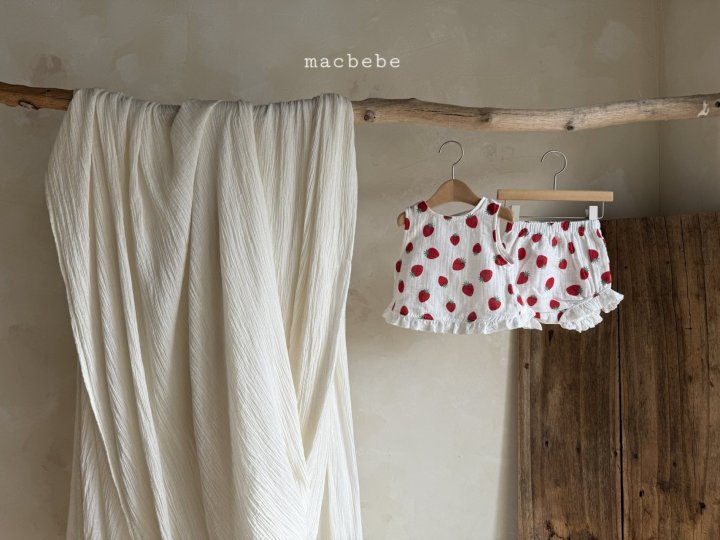 Mac - Korean Baby Fashion - #babylifestyle - Yoru Back Slit Sleeveless Set - 4